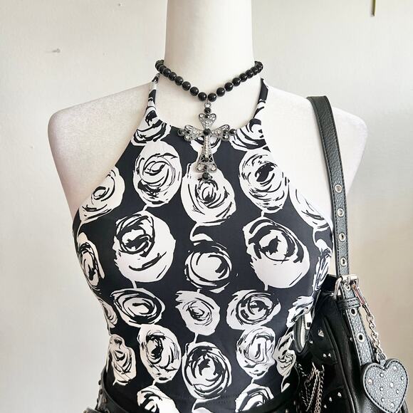 Anne Cole Tankini Top, Retro, Pinup, Small, Vintage Inspired,‎ Vacation,Romantic - Picture 2 of 4